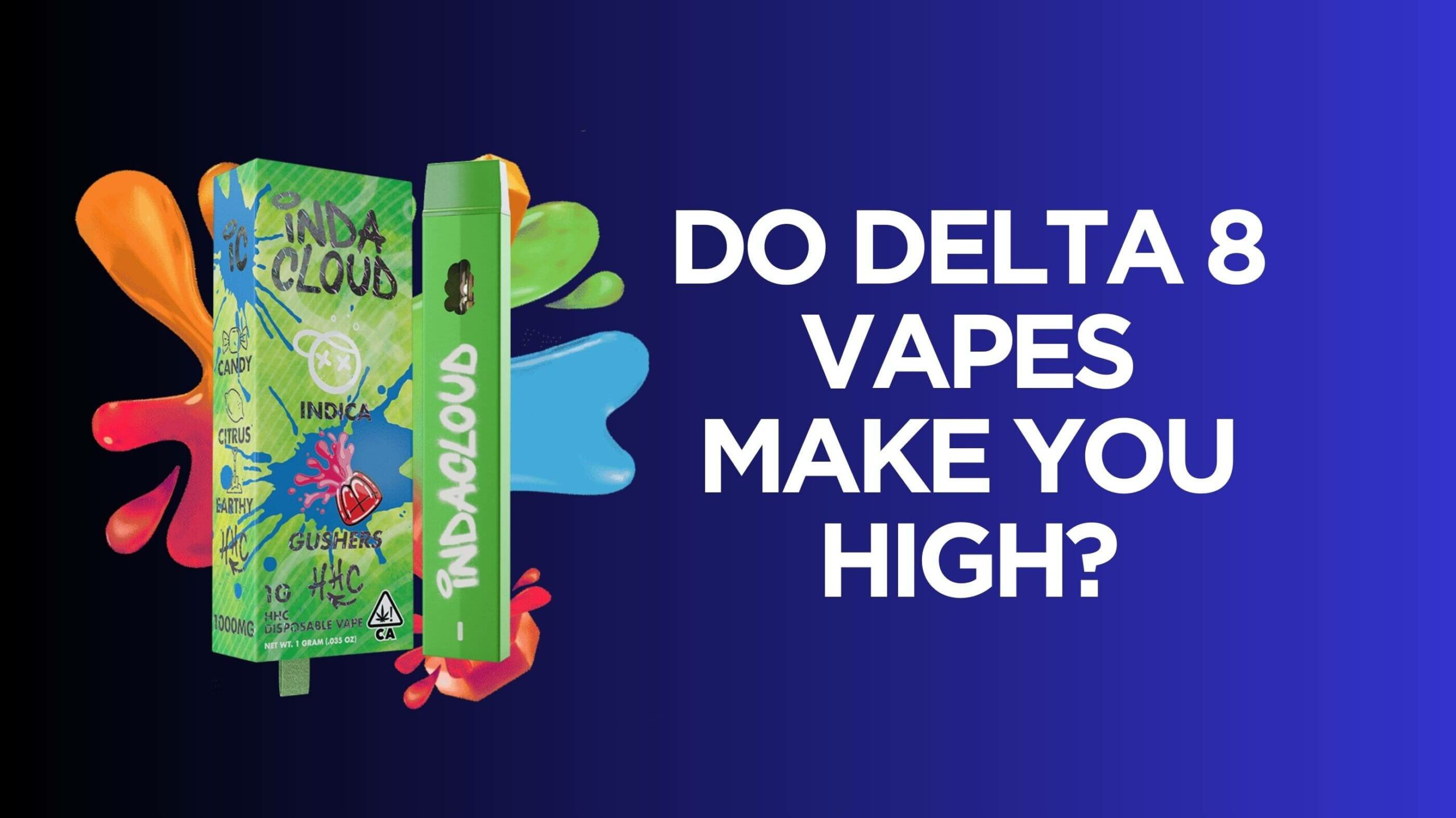 Do delta 8 vapes make you high?