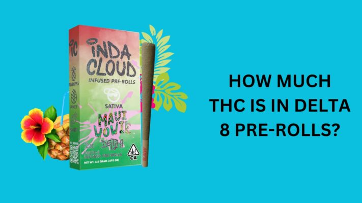 How much thc is in delta 8 pre-rolls?