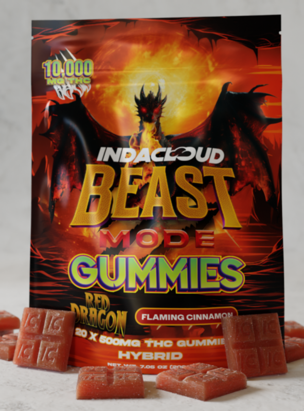 Flaming Cinnamon High Dose Thc Gummies