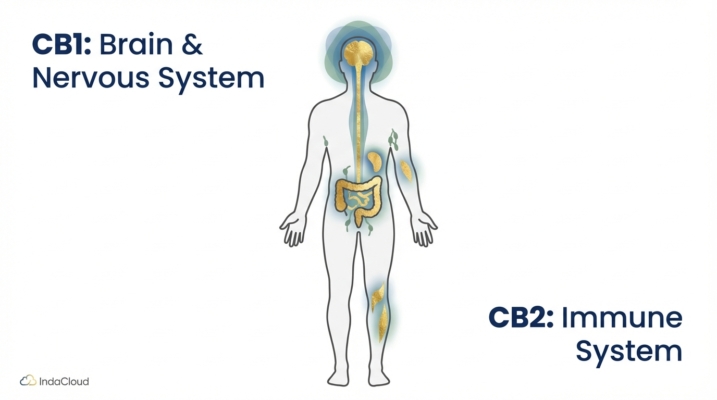 Delta-9 Thc: What It Is, Benefits, Risks, And Safety 5 Delta-9 Thc Interacts With The Endocannabinoid System Showing Image