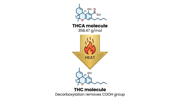 Thca Decarboxylation Process