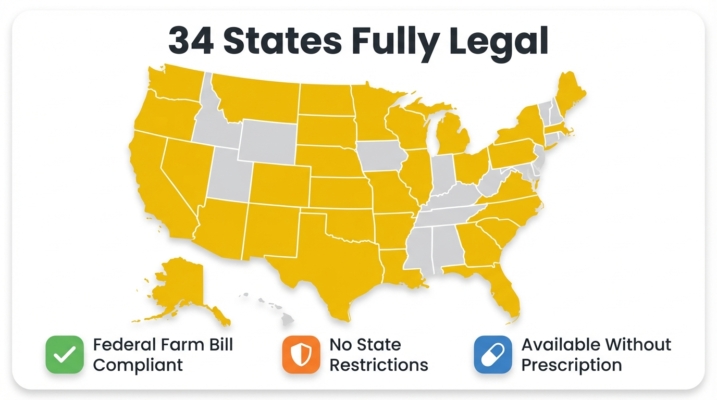 Map Of States Have Fully Legal Thca